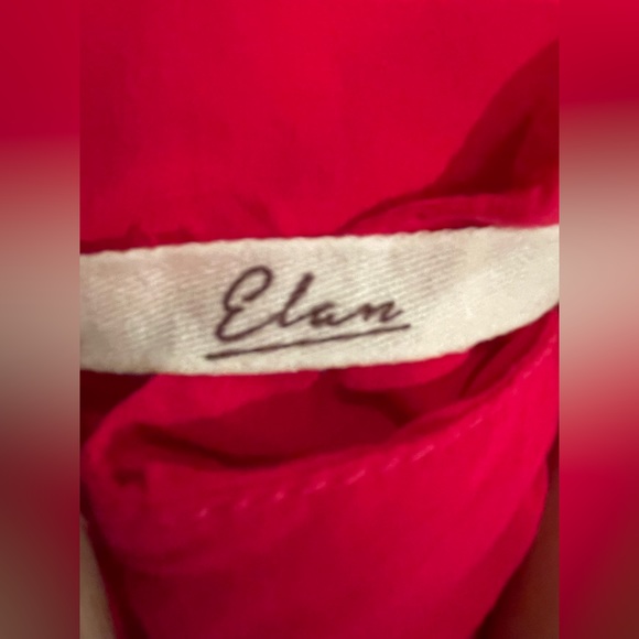 Elan orange and fushia long beachwear maxi dress. Size L - Picture 3 of 4